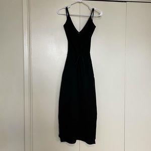 VICI Black Sweater Midi Dress Small